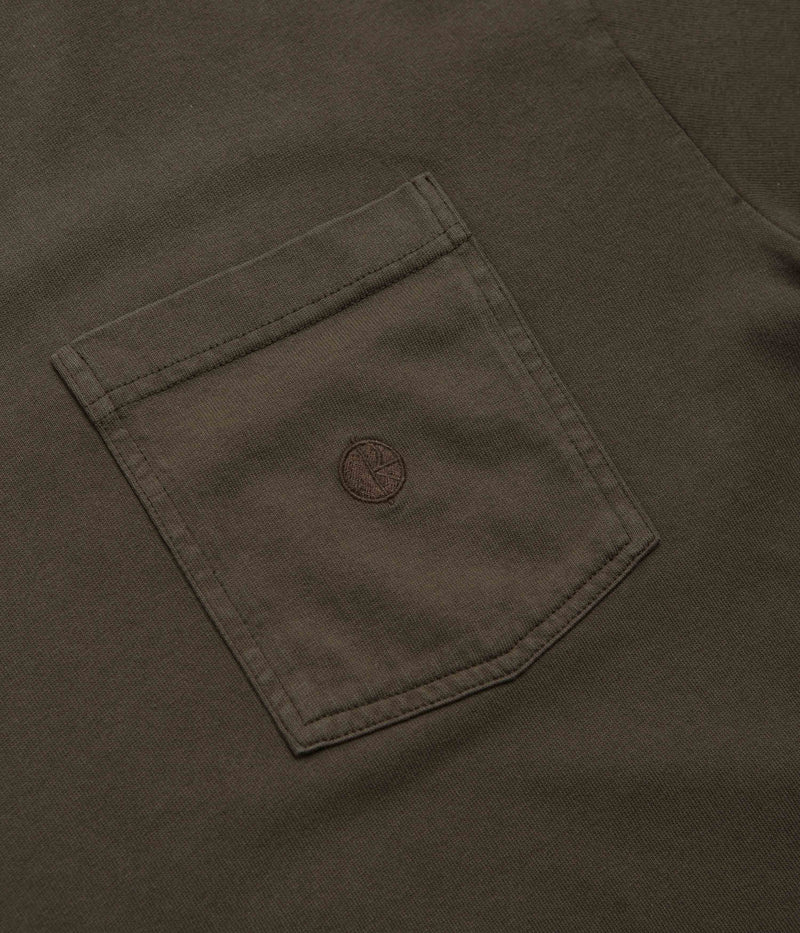 Polar Pocket T-Shirt in Brown