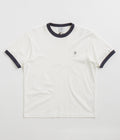 Polar Ringer T-Shirt in Cloud White and Navy