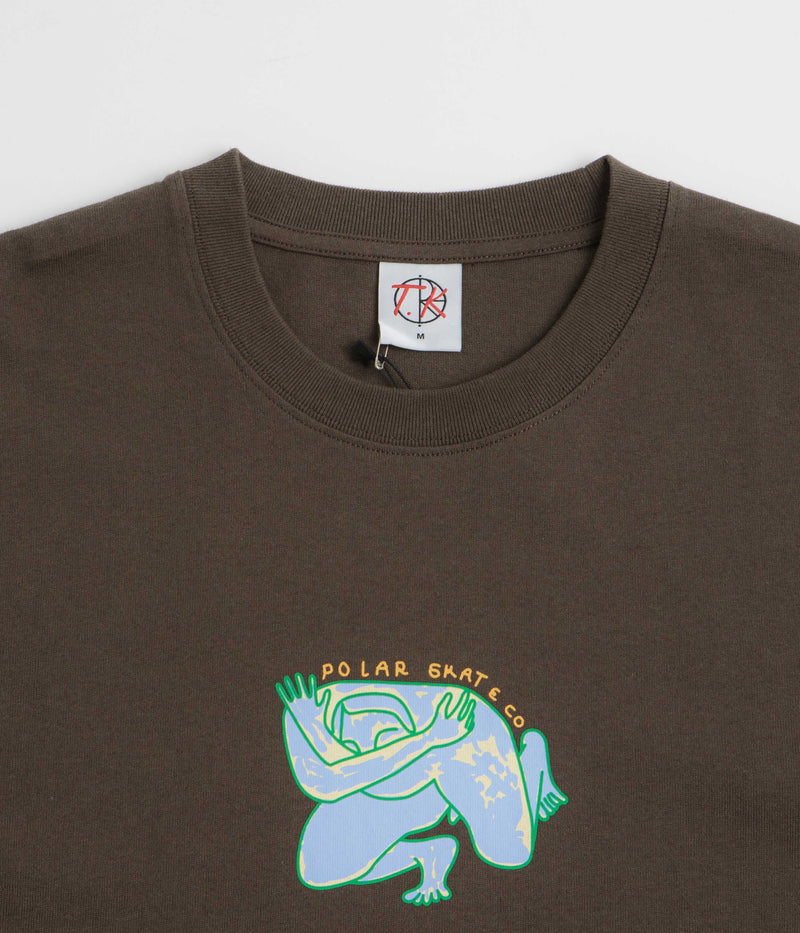 Polar Shy Bow T-Shirt in Brown