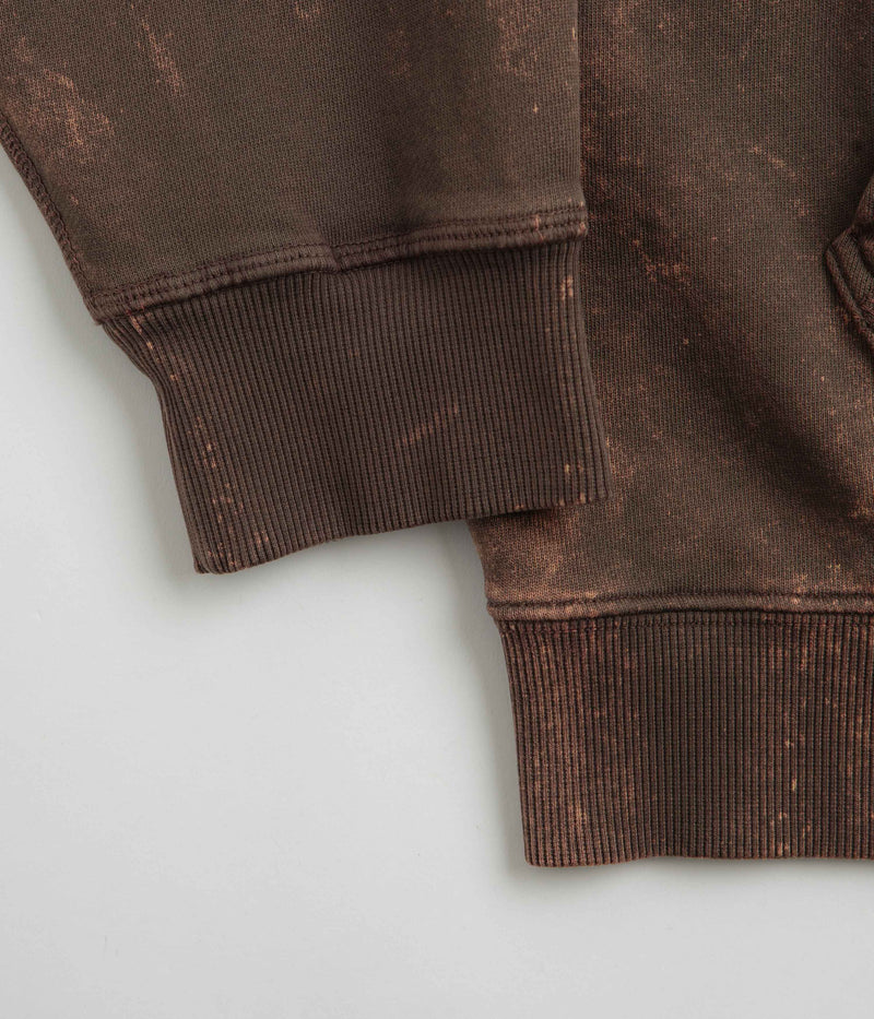 Polar Surf Logo Acid Frank Hoodie in Brown