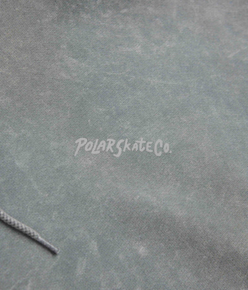 Polar Surf Logo Acid Frank Hoodie in Grey