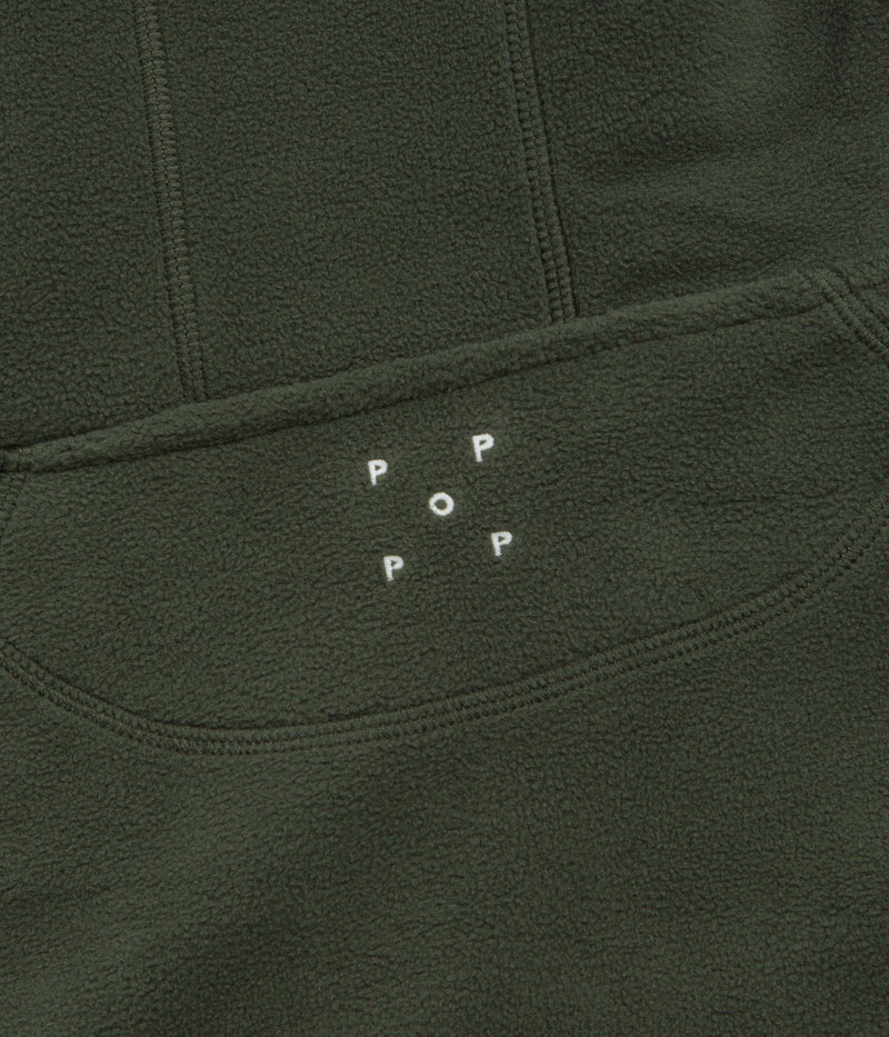 Pop Trading Company Arch Hoodie in Duffel Green