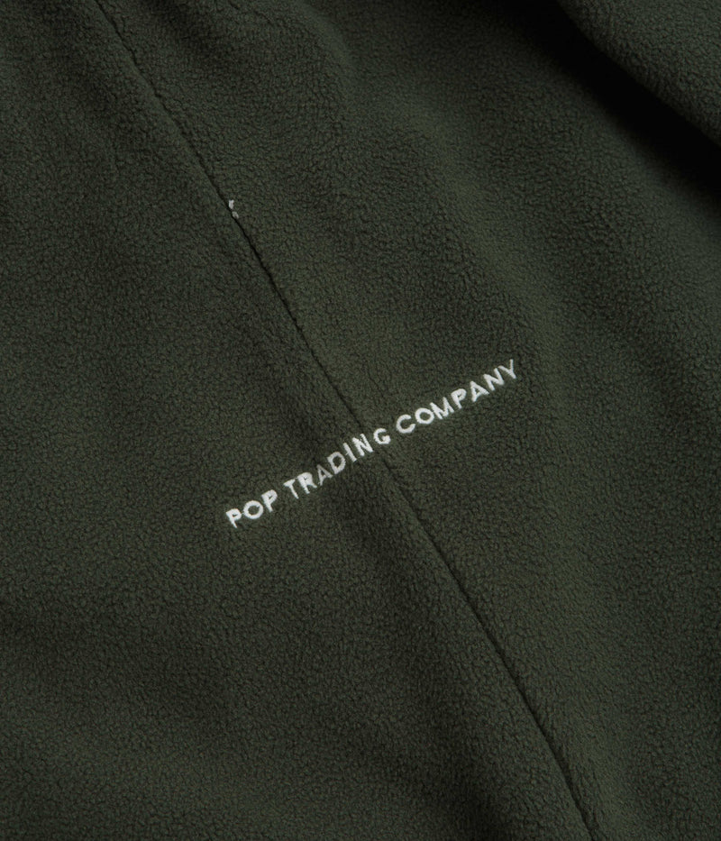 Pop Trading Company Arch Hoodie in Duffel Green