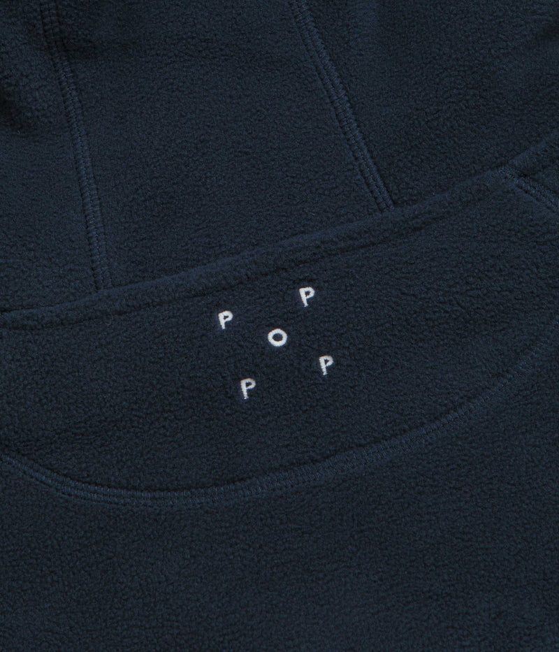 Pop Trading Company Arch Hoodie in Navy and Red