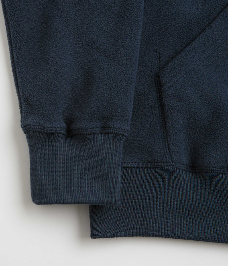 Pop Trading Company Arch Hoodie in Navy and Red