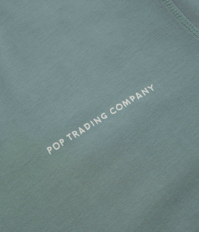 Pop Trading Company BYOBSS Logo T-Shirt in Stormy Sea