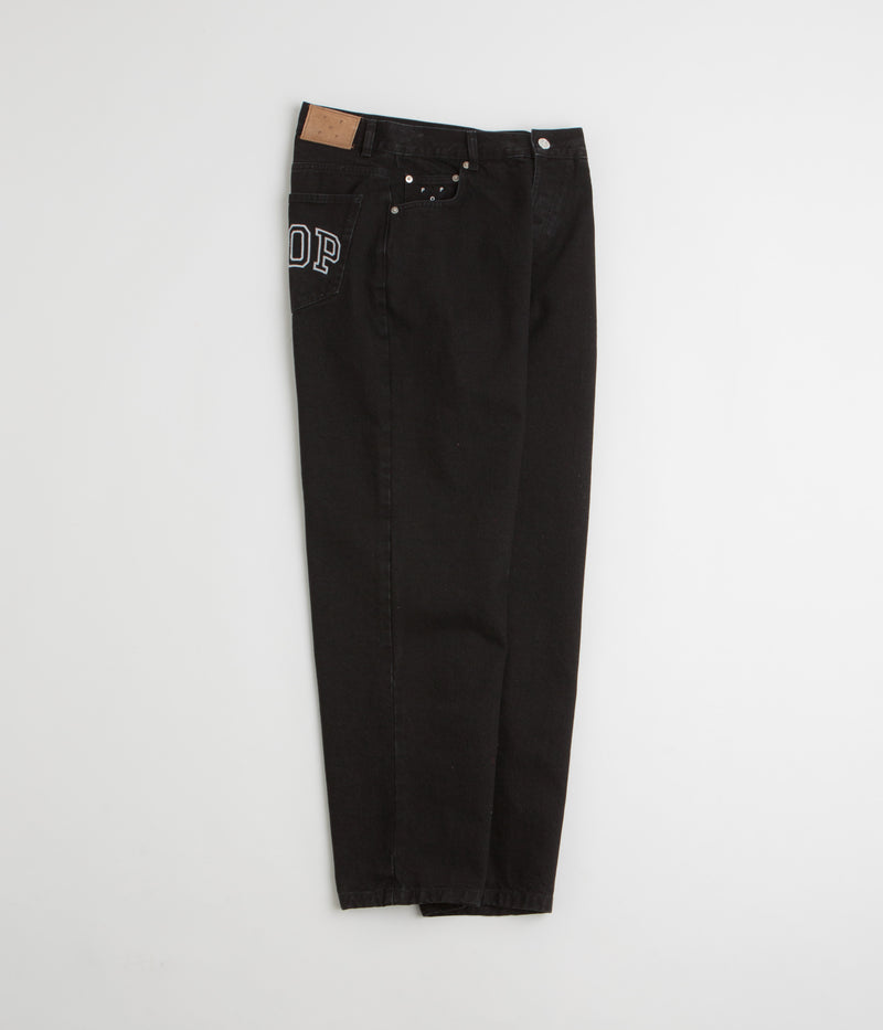 Pop Trading Company DRS Denim Arch Pants in Rinsed Black