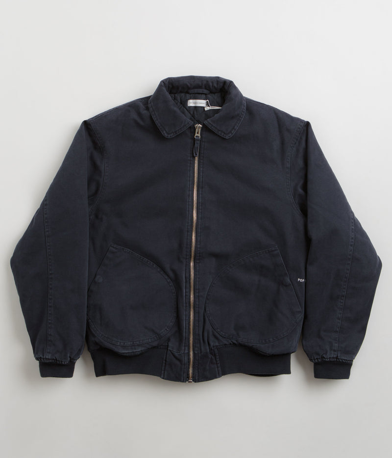 Pop Trading Company Flight Jacket in Navy