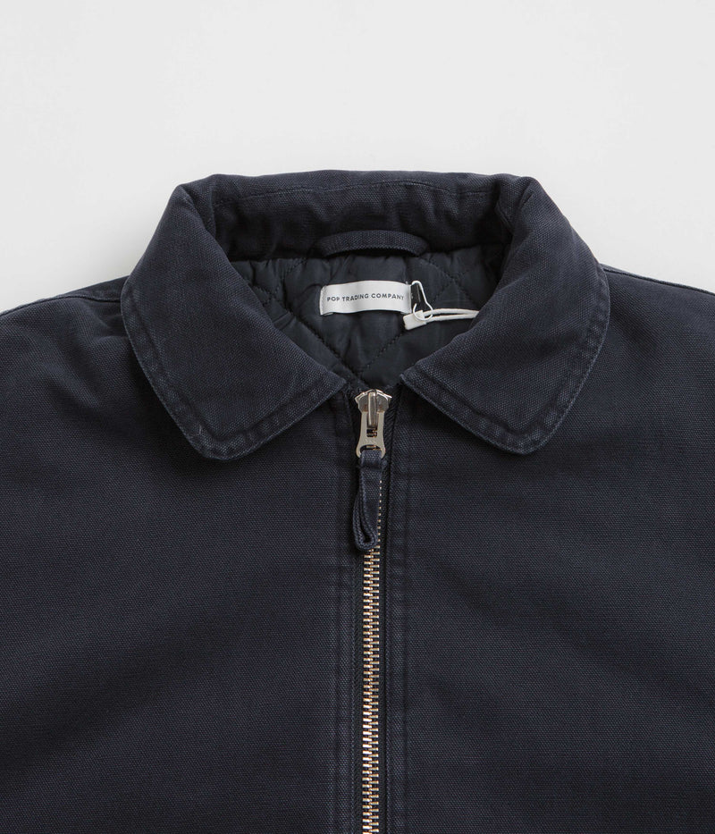 Pop Trading Company Flight Jacket in Navy