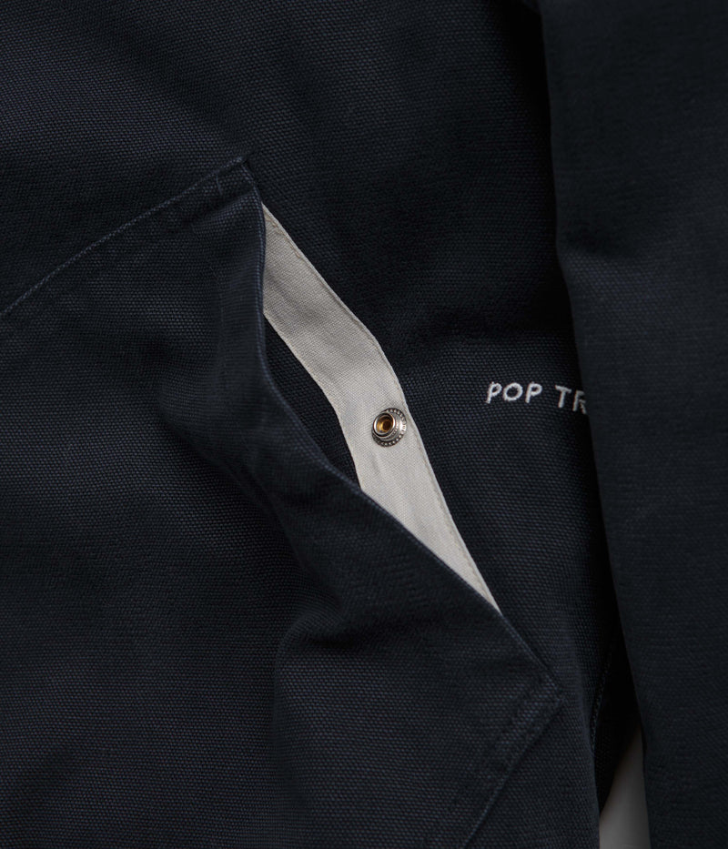 Pop Trading Company Flight Jacket in Navy