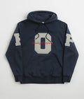 Pop Trading Company Football Hoodie in Navy