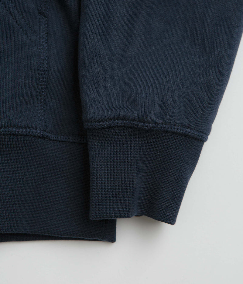 Pop Trading Company Football Hoodie in Navy