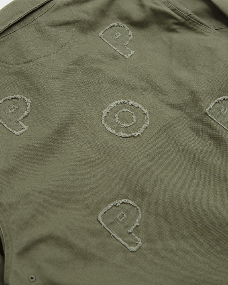 Pop Trading Company Full Zip Jacket in Four Leaf Clover