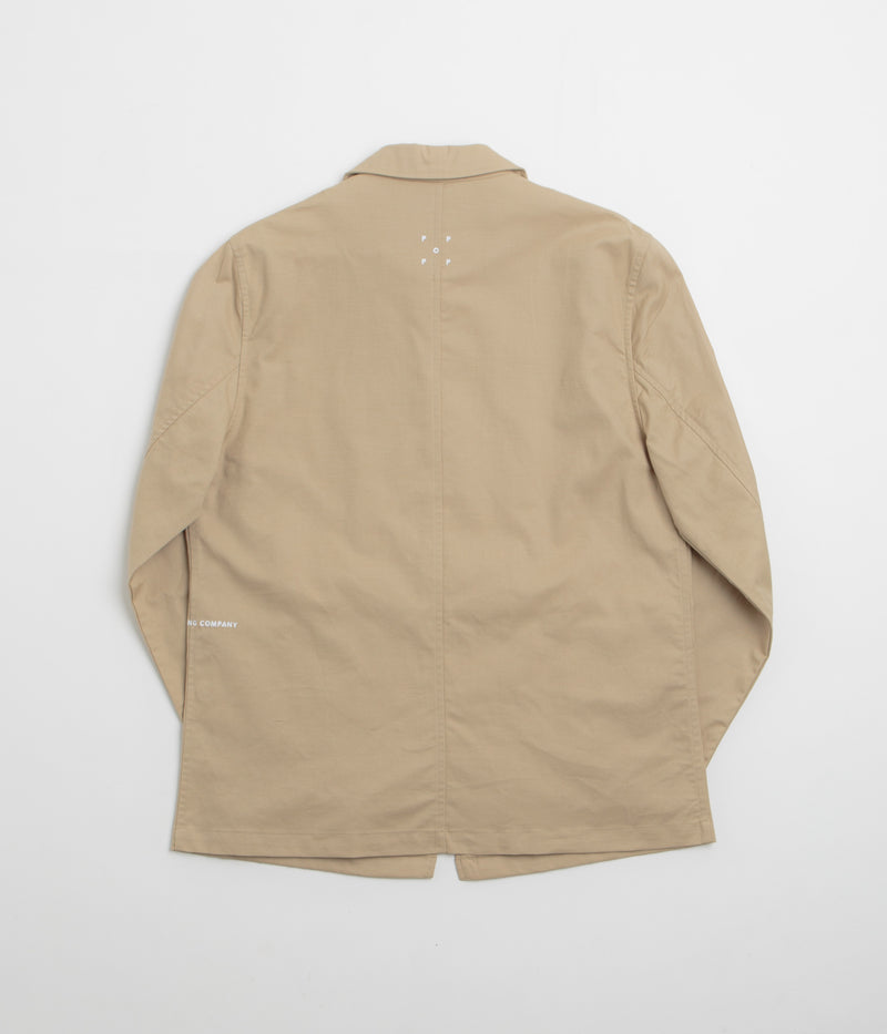 Pop Trading Company Hewitt Suit Jacket in White Pepper