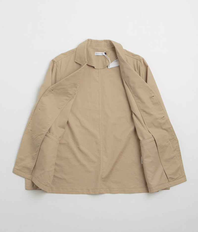Pop Trading Company Hewitt Suit Jacket in White Pepper