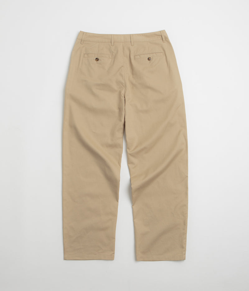 Pop Trading Company Hewitt Suit Pants in White Pepper