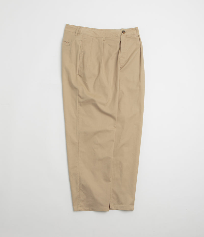 Pop Trading Company Hewitt Suit Pants in White Pepper