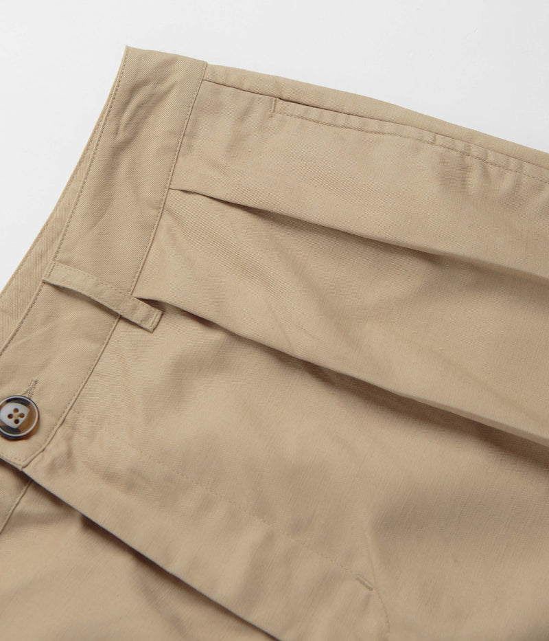 Pop Trading Company Hewitt Suit Pants in White Pepper