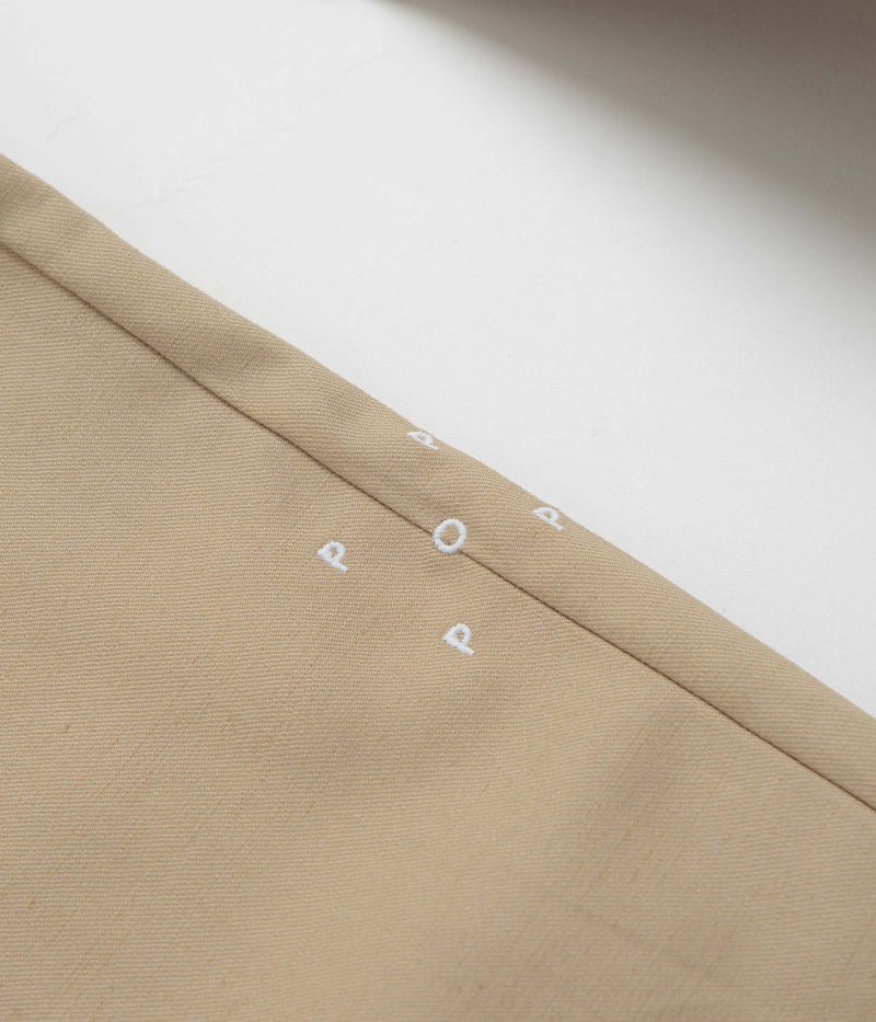 Pop Trading Company Hewitt Suit Pants in White Pepper