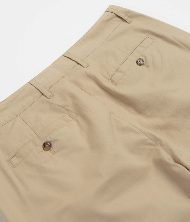 Pop Trading Company Hewitt Suit Pants in White Pepper