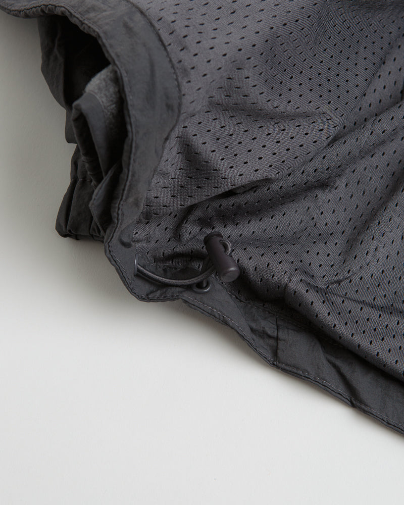 Pop Trading Company Hooded O Jacket in Charcoal