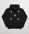 Pop Trading Company Logo Hoodie in Black and White