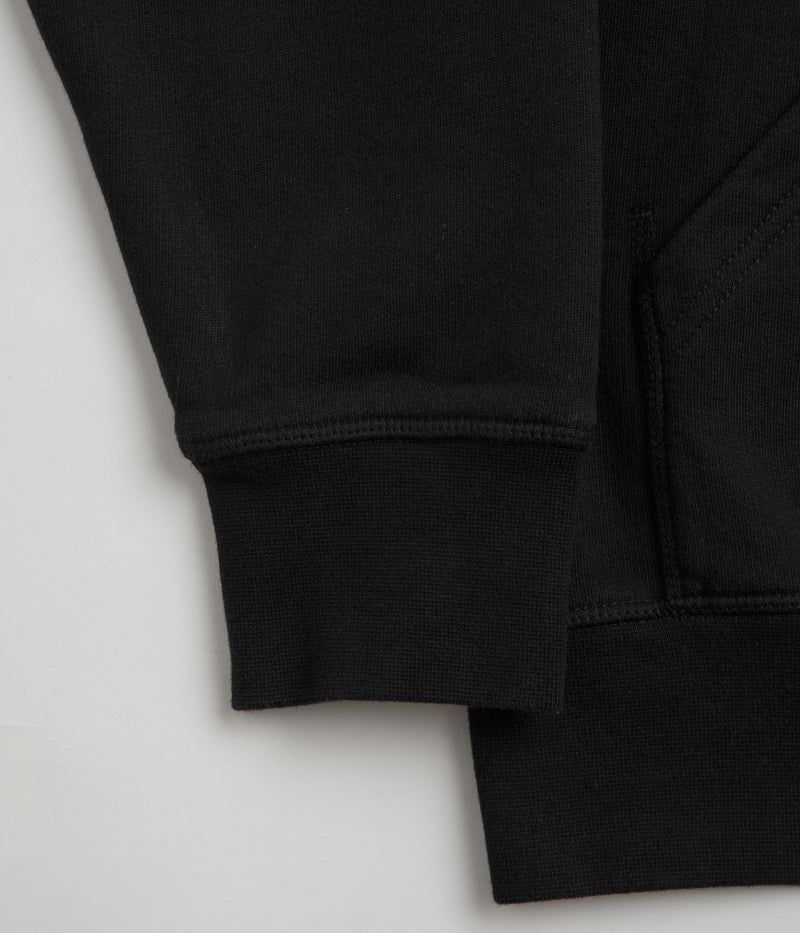 Pop Trading Company Logo Hoodie in Black and White