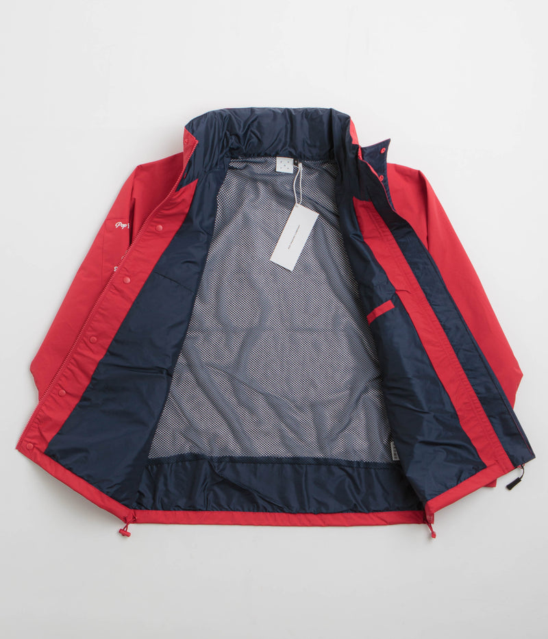 Pop Trading Company Nautical Jacket in Haute Red and Navy