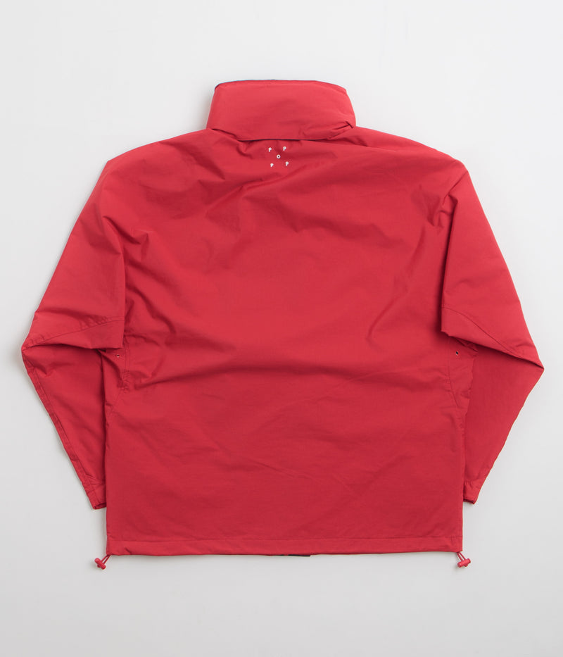 Pop Trading Company Nautical Jacket in Haute Red and Navy