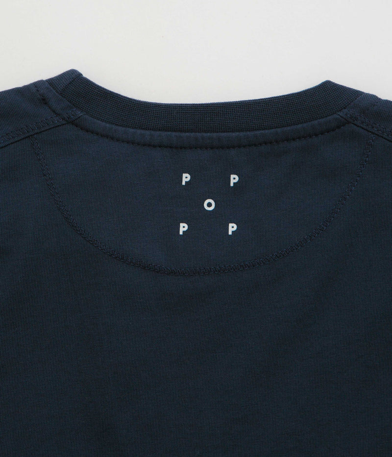 Pop Trading Company Nautical T-Shirt in Navy