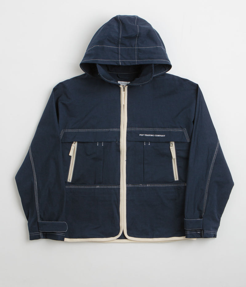 Pop Trading Company New City Jacket in Navy
