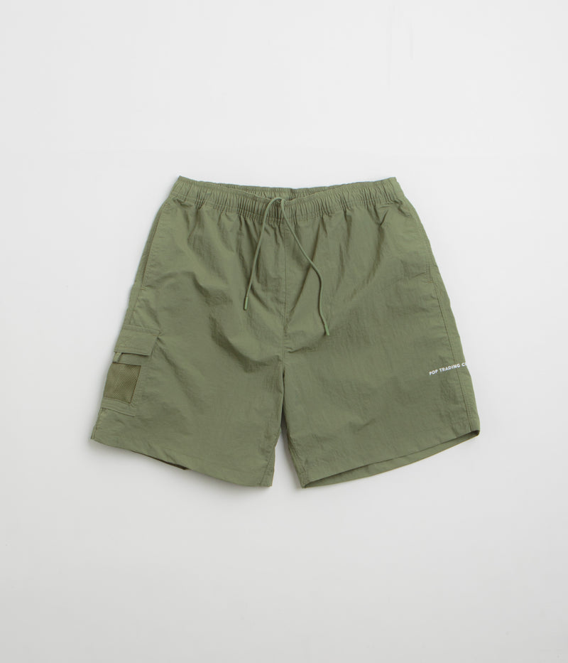 Pop Trading Company Painter Shorts in Four Leaf Clover