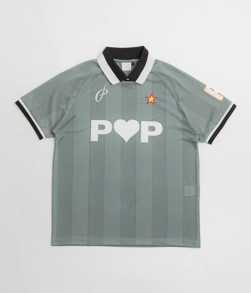 Pop Trading Company Sportif Short Sleeve Shirt in Stormy Sea