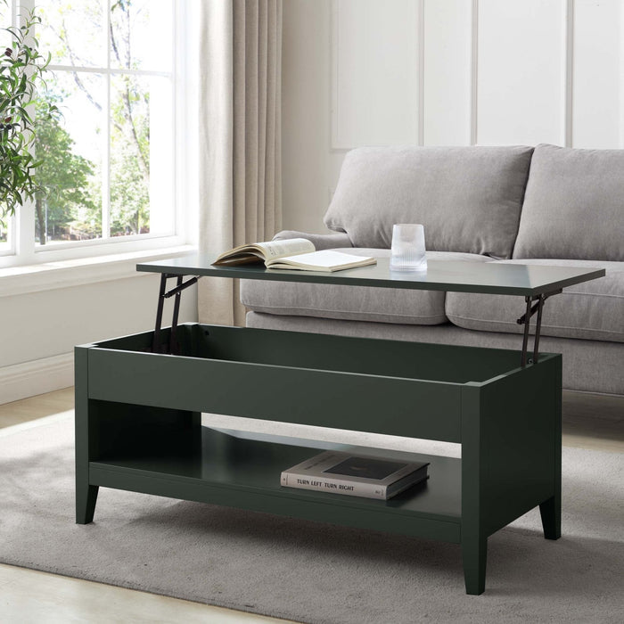 Poppy Coffee Table Desk - Forest Green - DUSK
