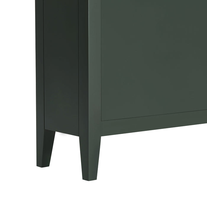 Poppy Shoe Cabinet - Forest Green - DUSK