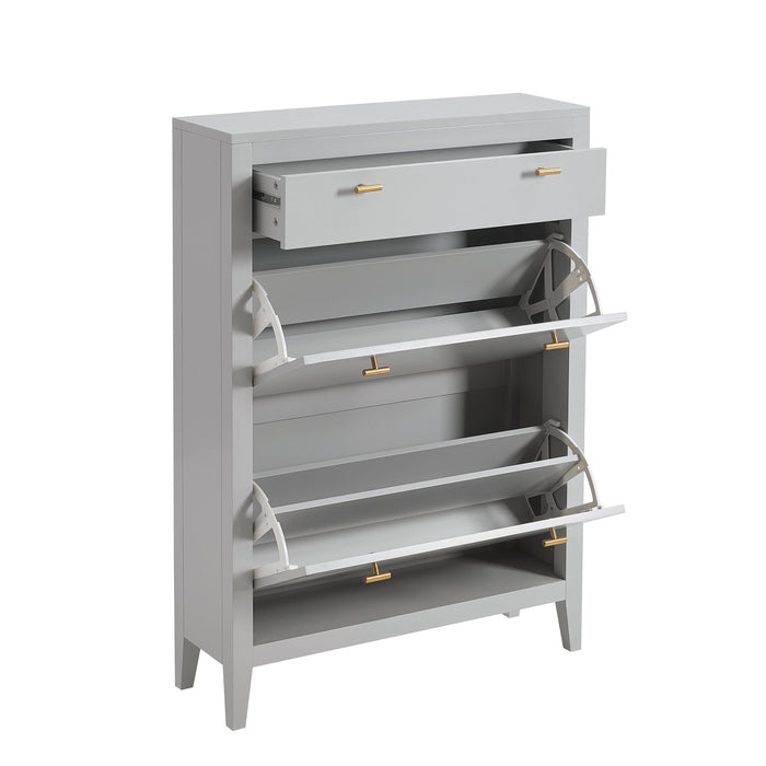 Poppy Shoe Cabinet - Grey - DUSK