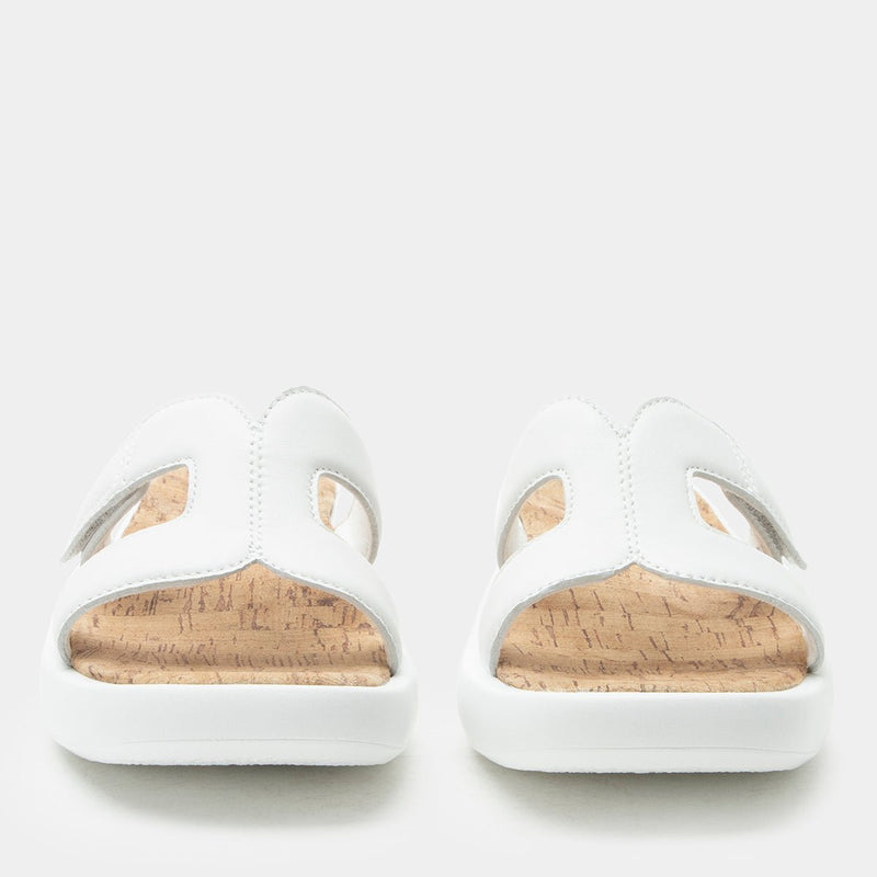 Portia All White Sandal | Alegria Shoes