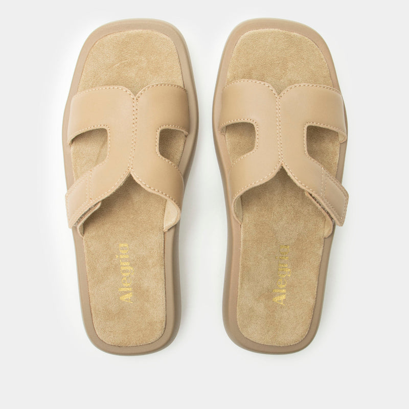 Portia Beige Sandal | Alegria Shoes