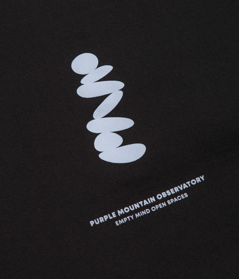 Purple Mountain Observatory Boulders Long Sleeve T-Shirt in Black