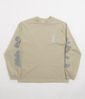 Purple Mountain Observatory Boulders Long Sleeve T-Shirt in Stone