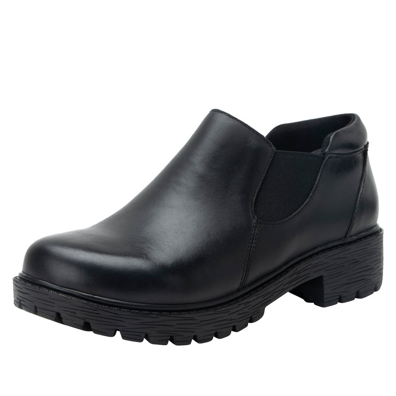 Ramona Oiled Black Shoe | Alegria Shoes