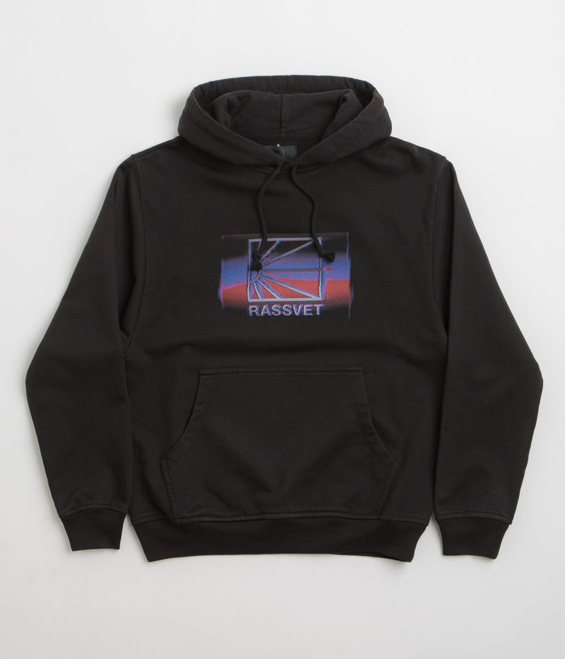 Rassvet Glitch Hoodie in Black