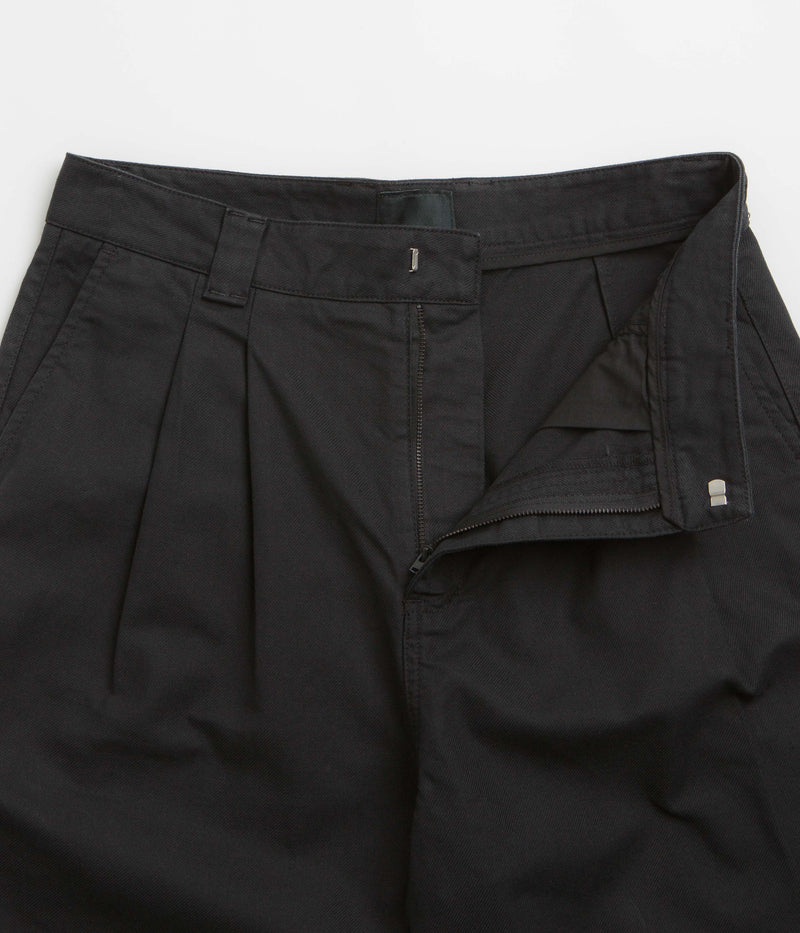 Rassvet Pleated Work Shorts in Black