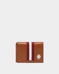 Ray Card Holder in Amber Brown Leather