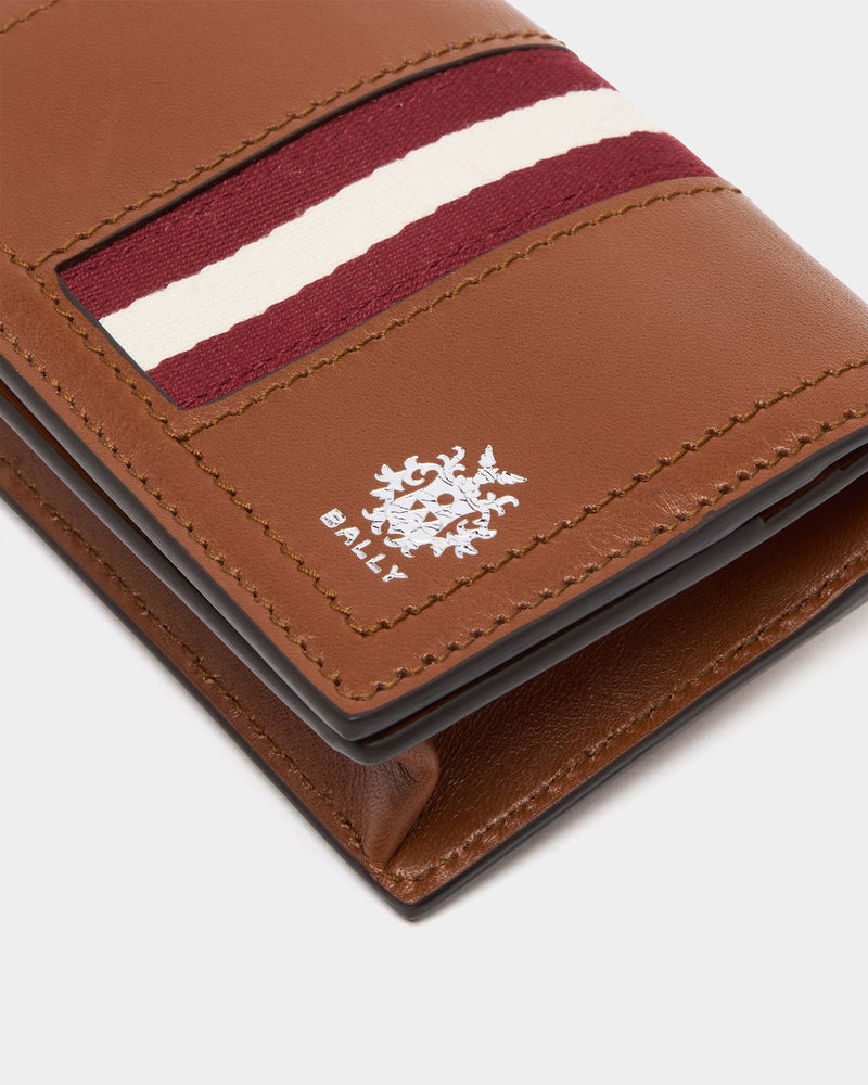 Ray Card Holder in Amber Brown Leather