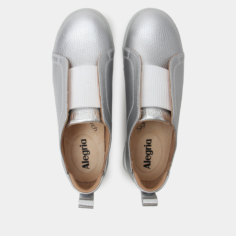 Reah Silver Shoe | Alegria Shoes