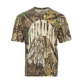 Men's crew-neck short-sleeve tee with Realtree camo all-over print