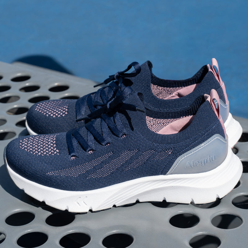 Regale Blush Navy Shoe | Alegria Shoes