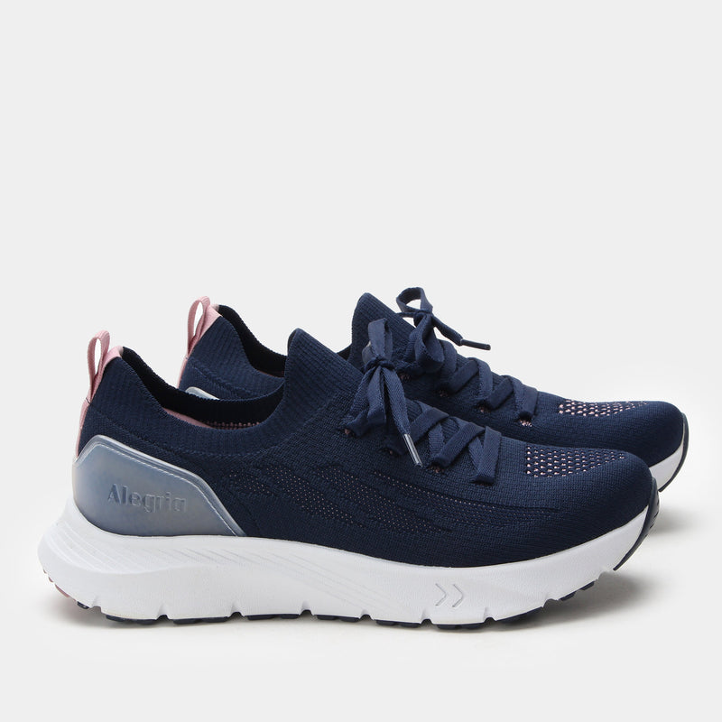 Regale Blush Navy Shoe | Alegria Shoes