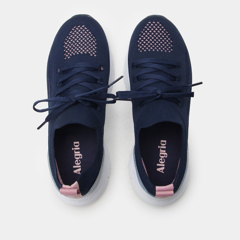 Regale Blush Navy Shoe | Alegria Shoes